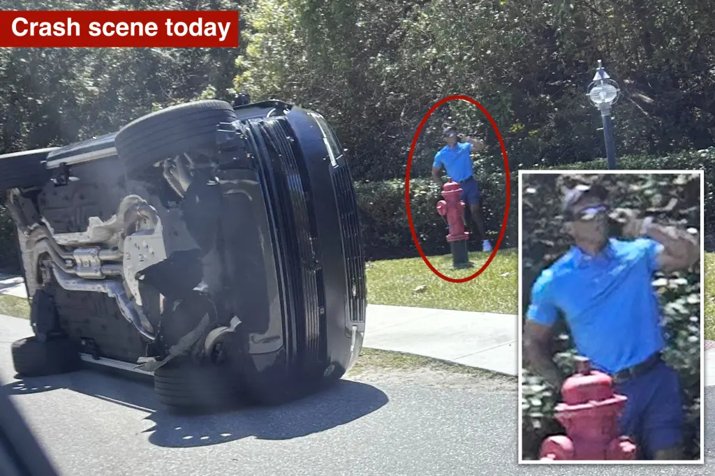 tiger woods car accident florida